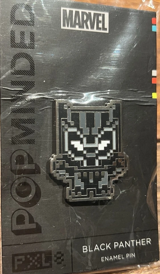 Black Panther PXL8 Pin Marvel Avengers PopMinded Hallmark 2018 SDCC Exclusive Foto 4 de 4