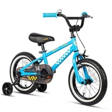  NuNu 12 14 16 Inch Kids Bike BMX Style for 2 blue 12 Inch With Training Wheels