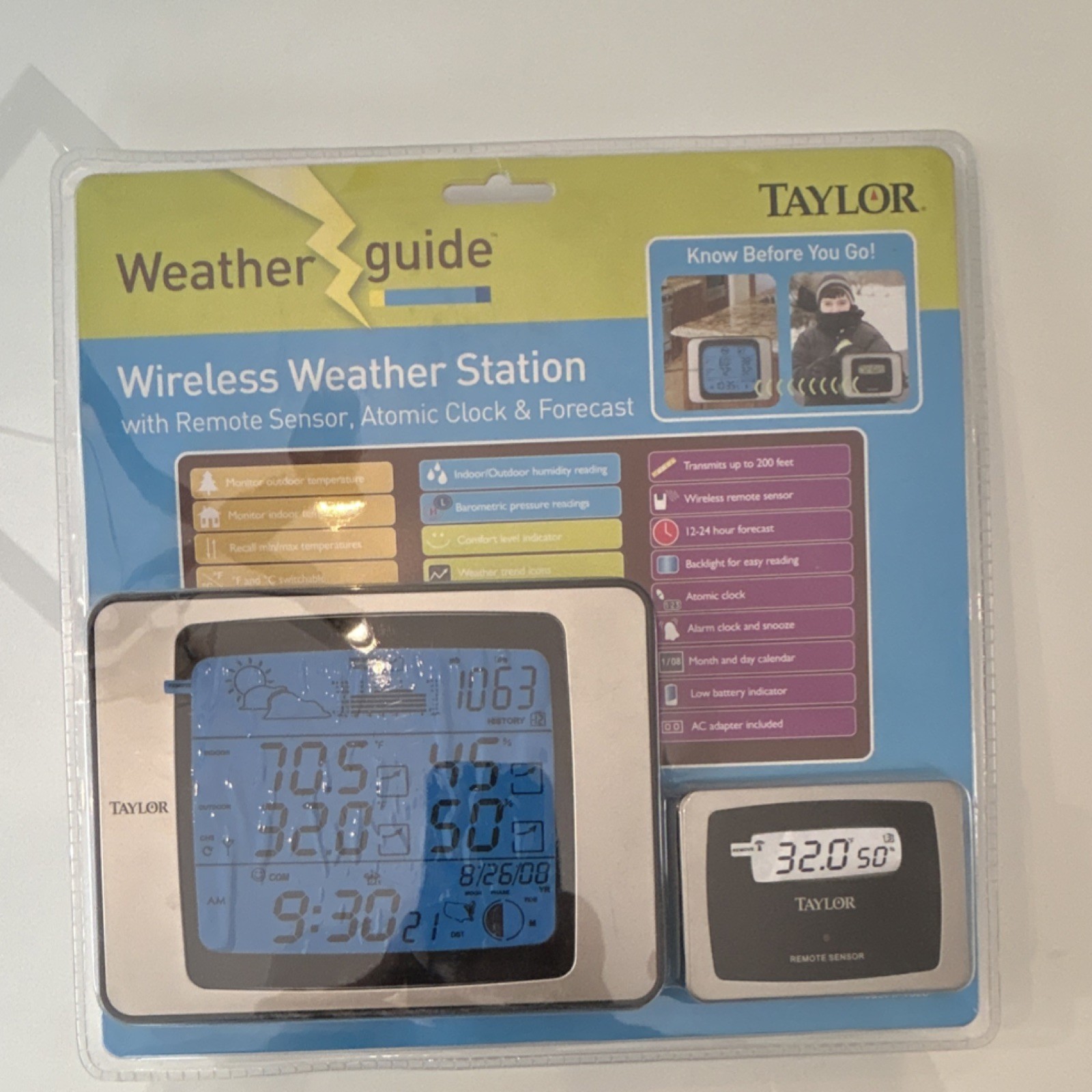 Remote Sensor Atomic Clock Forecast