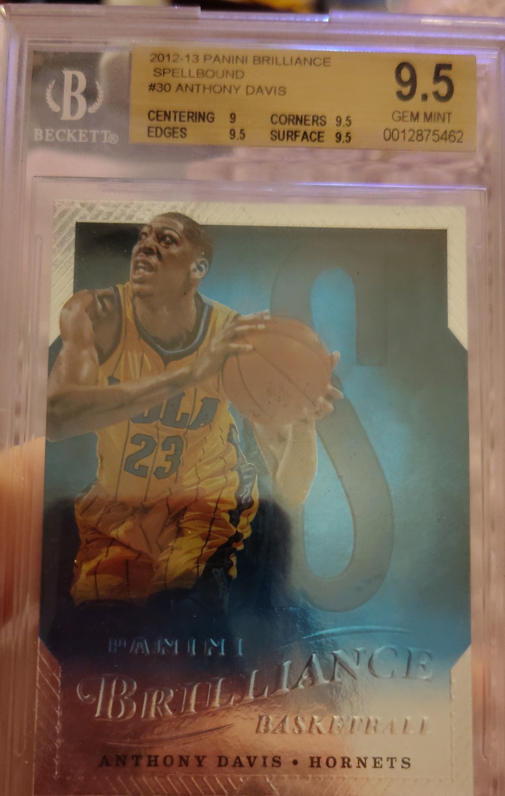 2012-13 Panini Brilliance - Spellbound Anthony Davis #30 (RC)