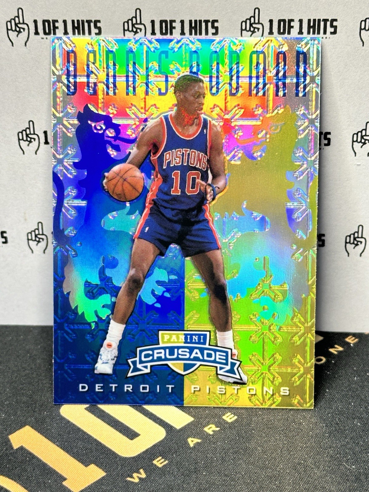 2012-13 Panini Crusade Crusade Blue Dennis Rodman #107 HOF