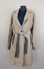 Rundholz Women s Blend Belted Coat Jacket Bei...
