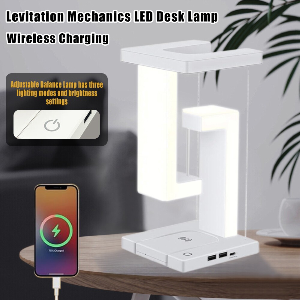 Levitating Balance Lamps Tensegrity Structural Night Light Wireless Charger thumbnail 21