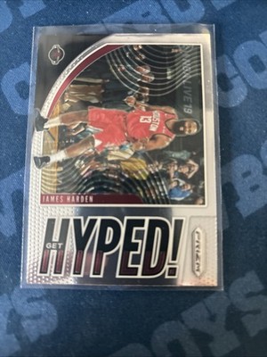 2019-20 Panini Prizm Get Hyped! #5 James Harden - Houston Rockets 1797