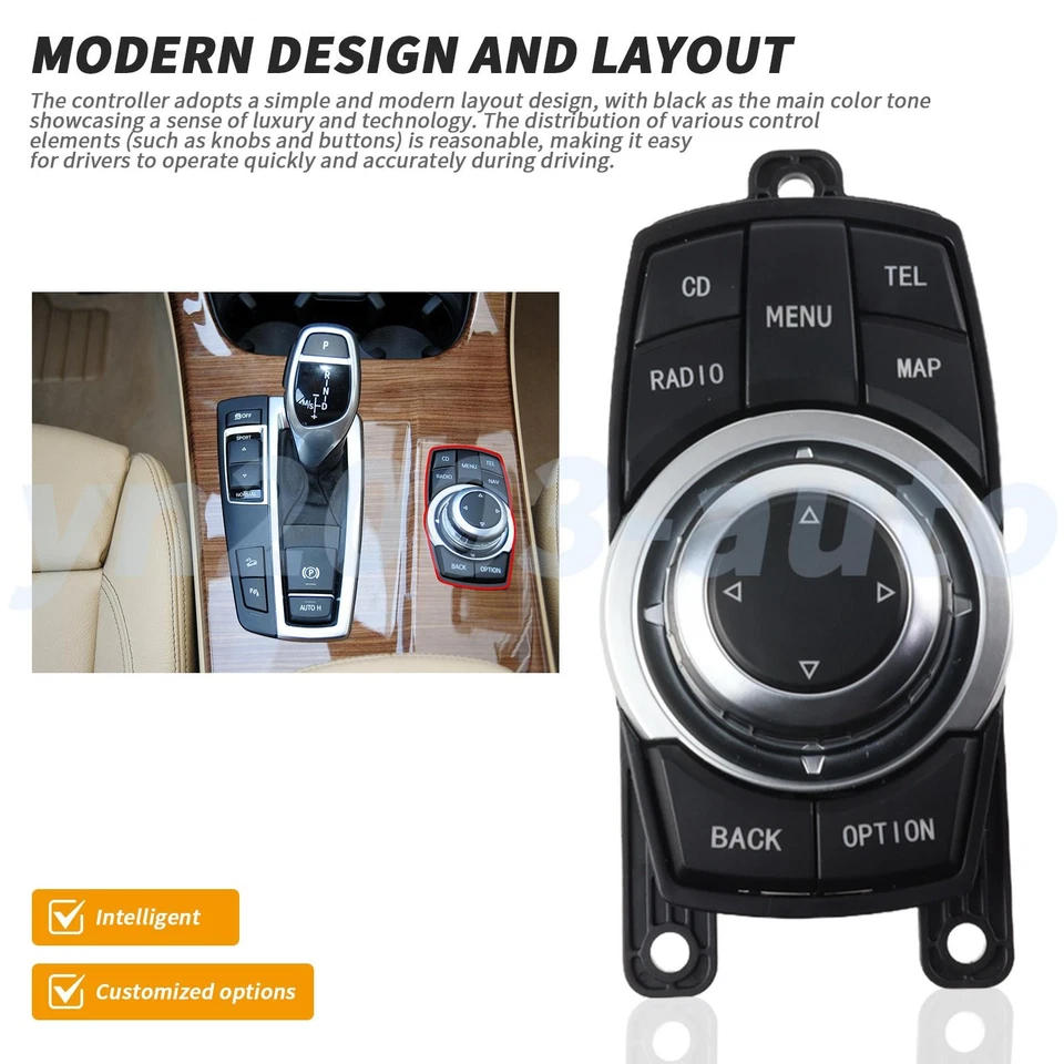 Media Switch Controller Joystick 65829267956 (10pin) For BMW M135i 328i 535i X3 Foto 4 de 4