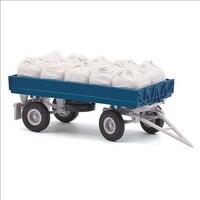 Busch 1:87 H0 53020 Ifa Hw 60 AnhäNger Hochdruckbereifung Mit DüNgemittelsäCken