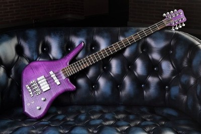 Warwick CUSTOM SHOP Masterbuilt Dolphin Pro I 8-string Purple Grape Satin Trans