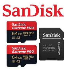 SanDisk Extreme PRO 64GB microSDXC UHS-I Memory Card