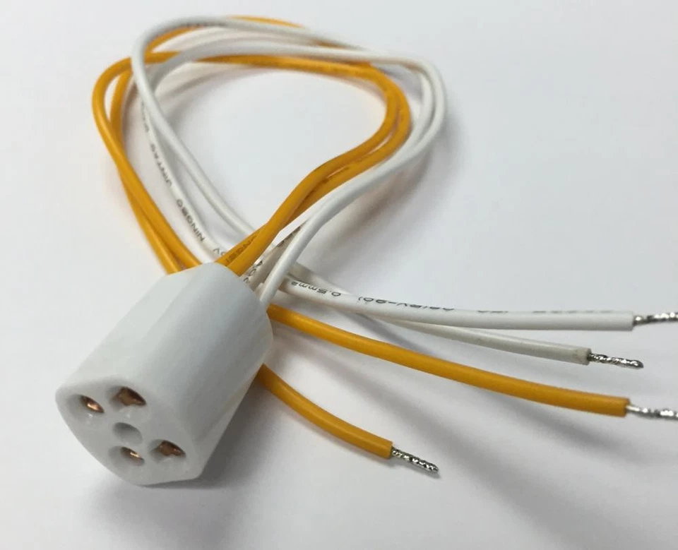 LSE Lighting® Brand 4pin T5 socket with a wire for Ultraviolet UV Bulbs Lamps