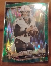 2025 Prizm GREEN SHIMMER  – Spencer Rattler – Saints – #186