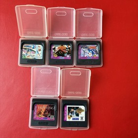 Lot Of Sega Game Gear Games W/ OEM Plastic Gamegear Cases