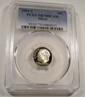 2003-S 10c SILVER PCGS PR70DCAM ROOSEVELT DIME PROOF DEEP CAMEO PR 70 DC