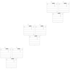 3 Pack Bird Accessories for Cages Feed Door Replacement Parts Doors