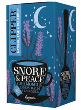 Clipper Infusion bio mélisse et lavande Snore & Peace, 20 sachets, 30 g Clipper