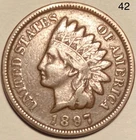 1897 Indian Head Penny Cent