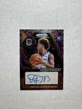 2023 Panini Prizm Trayce Jackson-Davis Rookie Signatures Snakeskin Auto RC /15