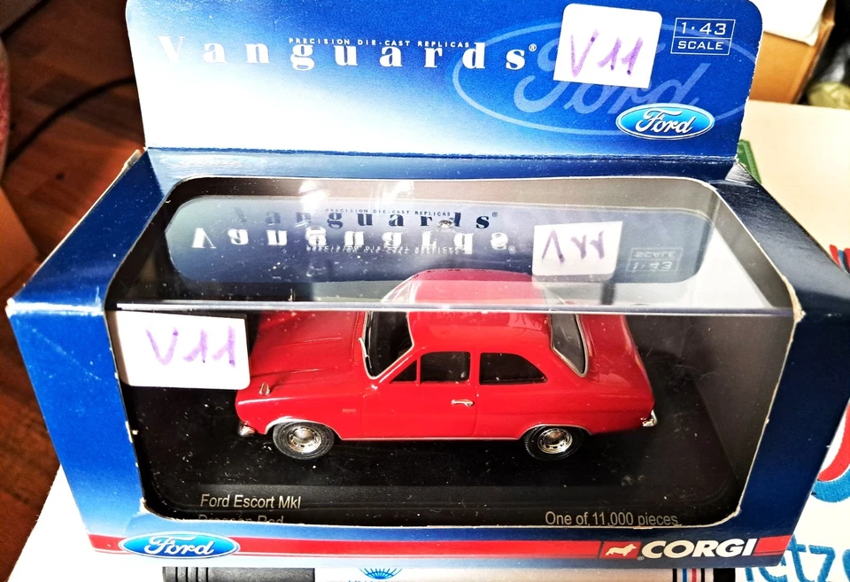 Modello auto 1/43 Vauxhall Vitesse Ford Escort MK1 Dragon Red - Immagine 4 di 4