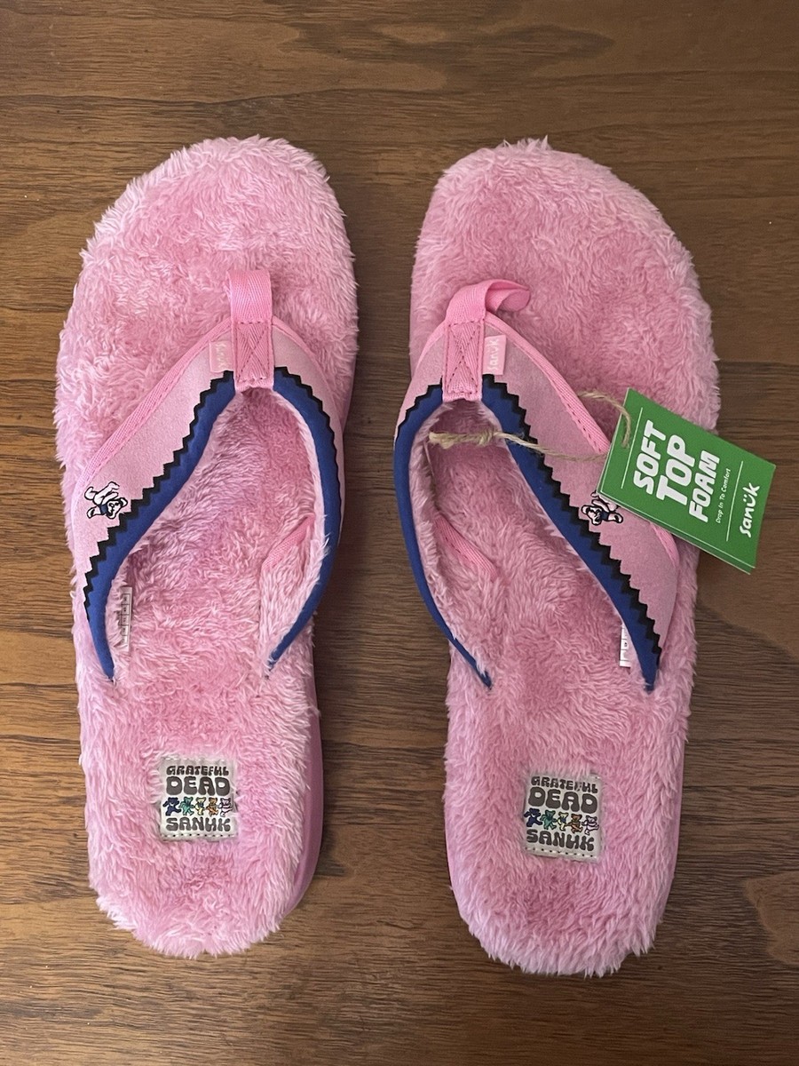 Slippers Sanuk Flip Flops Grateful Dead MEN'S SANUK SANDBAR ST X