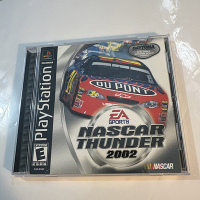 NASCAR Thunder 2002 (Sony PlayStation 1, PS1, 2001) Complete CIB - Tested