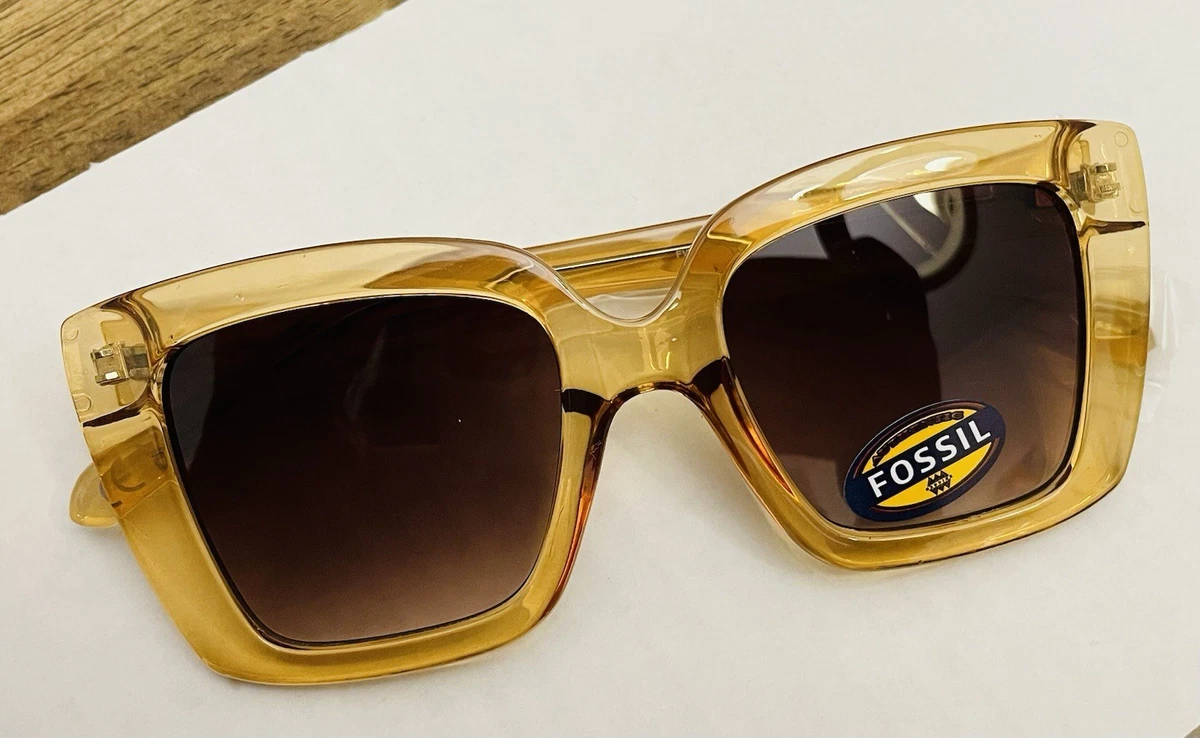 Fossil Designer Brown Sunglasses for Women for sale | eBay