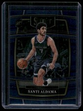 2021-22 Panini Select #64 Santi Aldama Blue (Retail Base)