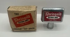 Vintage Rheingold Extra Dry Lager Beer Tap Handle & Box, Brooklyn NY Vintage