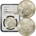 1897-O Morgan Dollar $1 NGC AU58