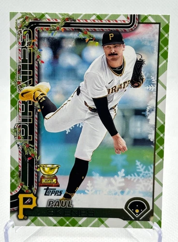 2025 Topps Holiday Paul Skenes Rookie Card Pittsburgh Pirates RC