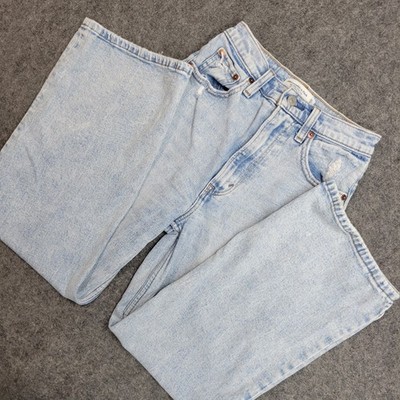 Abercrombie & Fitch Jeans Womens 25/0S Blue Ultra High Rise The Crop Wide Leg