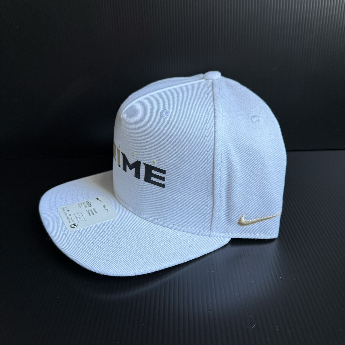 NWT Nike Coach Prime Colorado White Pro Flatbill Adjustable OSFM