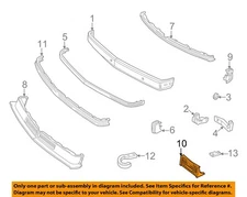 GM OEM-License Plate Bracket Mount Holder 15990674