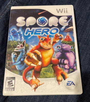 SPORE HERO Wii Nintendo Video Game with Case and Booklet