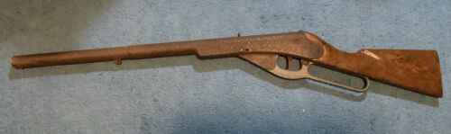 Vintage Daisy Toy Gun Rifle Lever Action Pop Noise Maker For Parts Repairs