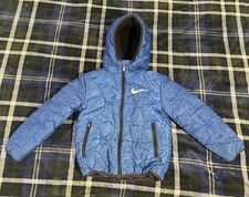 Nike Puffer Jacket Boys 6M Blue Game Royal Synthetic Fill Technology Coat