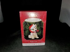 Hallmark Keepsake 1999 Puppy Love German Shepherd 5th In A Series Ornament