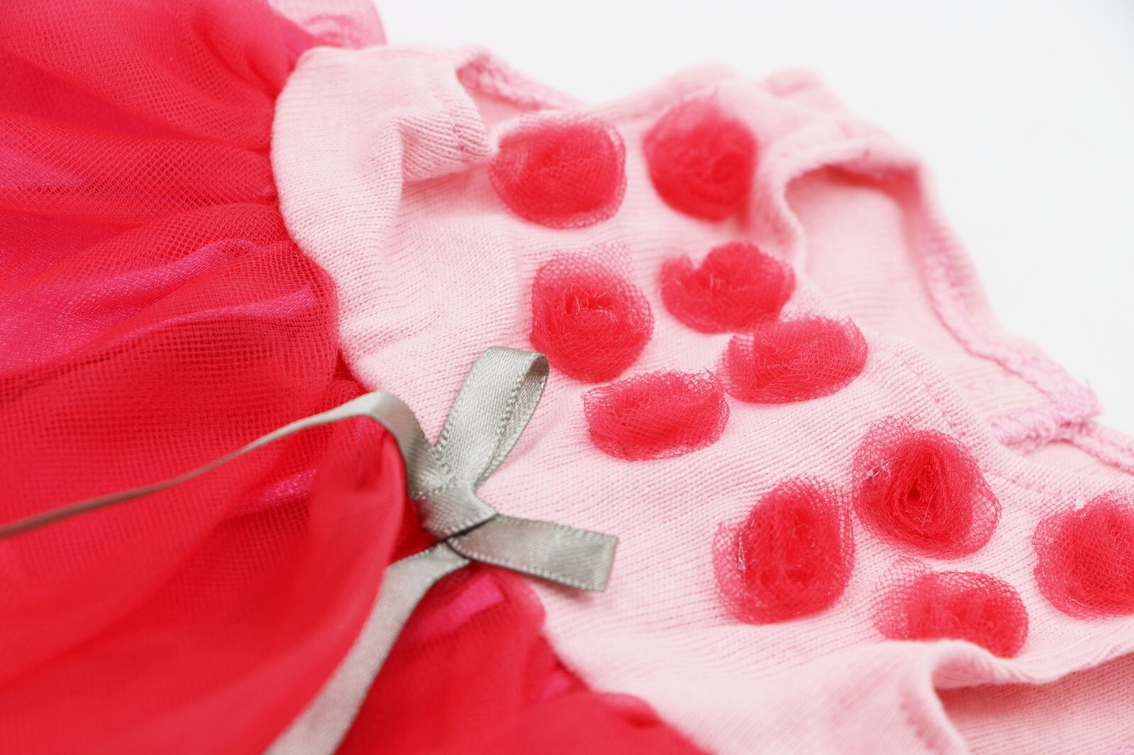 American girl Pink Gauze red dress for bitty baby doll clothes eBay