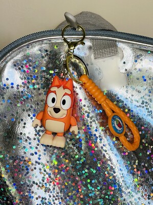 Bingo Character 3D Silicone/Rubber/Metal Keychain