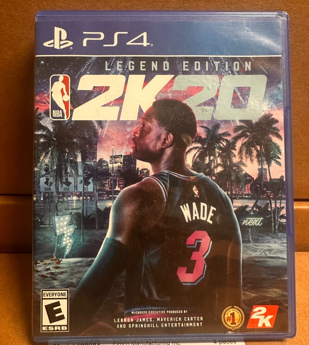 NBA 2K20 Legend Edition Dwayne Wade Sony PlayStation PS4 PS5 NBA  Basketball