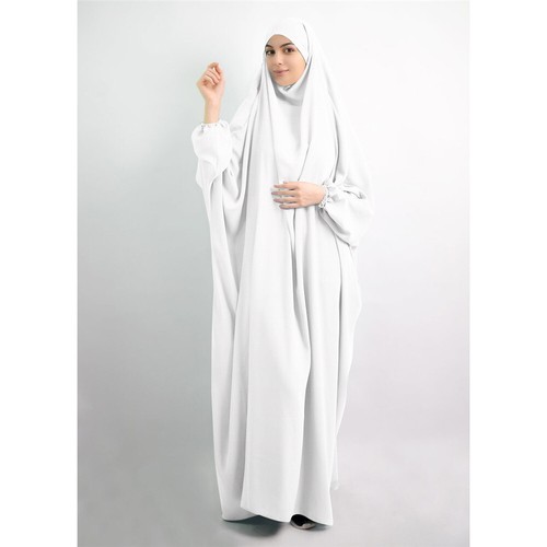 Burqa Overhead Khimar Caftan Abaya Muslim Women Prayer Dress Islamic Kaftan Robe - Picture 68 of 284