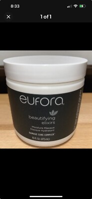 EUFORA Beautifying Elixirs Moisture Masque 16 oz Damage Cure Complex