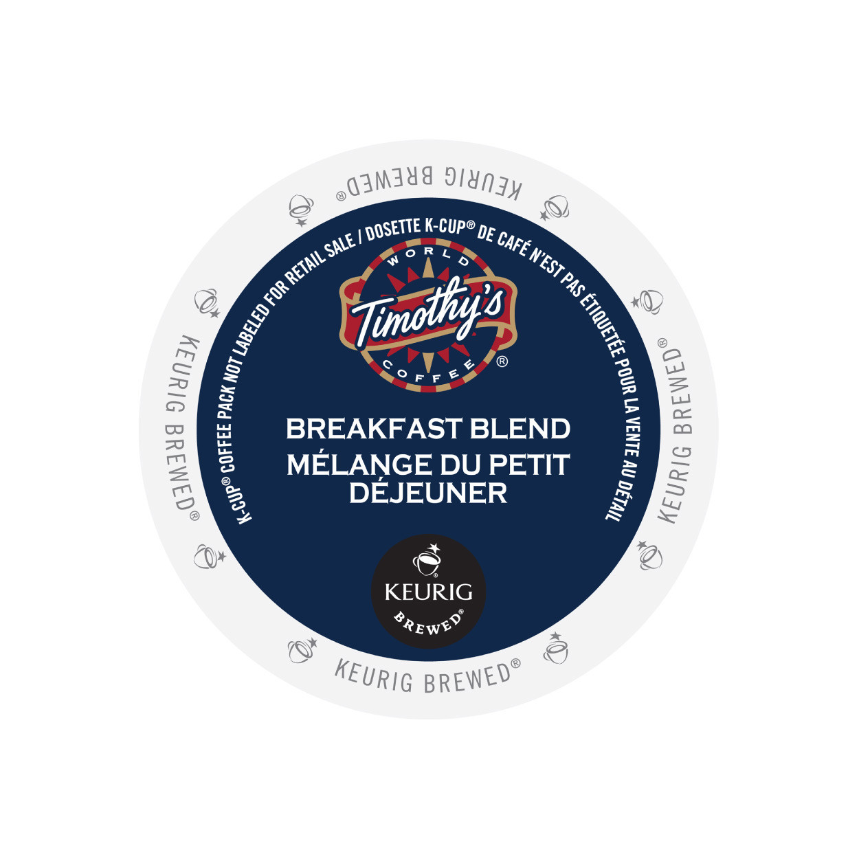 Timothy's Breakfast Blend Coffee 24 to 144 Keurig K cup Pick Any Size FREE SHIP