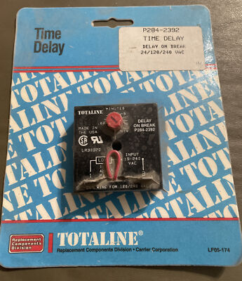 Totaline P284-2392 Time Delay 0-10 Min Adjustable (Delay-On-Break) 