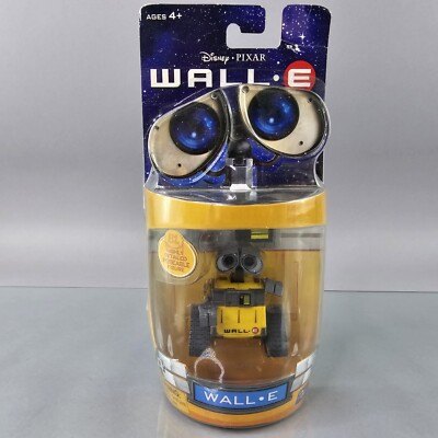 Disney Pixar WALL-E Robot 3'' Poseable Movie Figure Thinkway Toys 2008 NEW