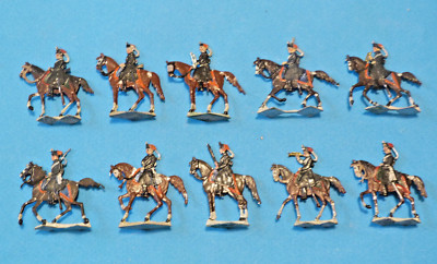 20 Soldats Prussiens En étain Peints - Guerre De 1870 - Échelle 30mm - Heinrichsen