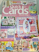 Quick Cards March 163 Handmade Paper Cardmaking Ideas Vintage 2017 Magazine ONLY