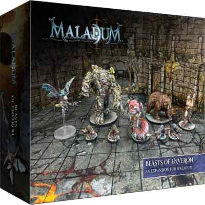 Maladum: Beasts of Enveron, Erweiterung (DE) Brettspiel Dungeon Crawler