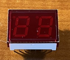 CB Radio Channel Number Display .40 Inch Dual 7 Segment Red LED 16 Pin - CA