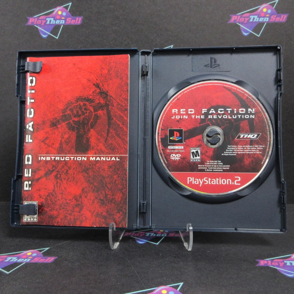 Red Faction PS2 PlayStation 2 GH Complete - 1 Year Warranty EX Cond - Image 3 of 4