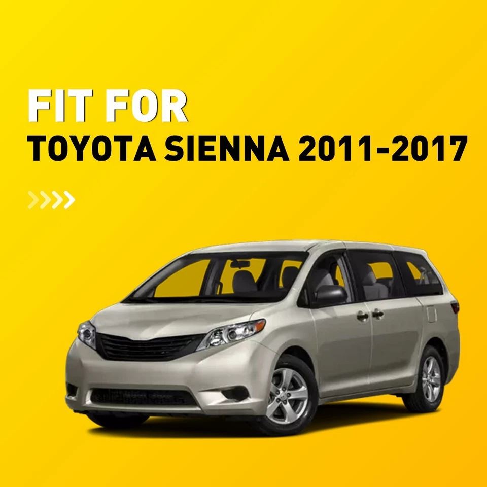 Cubierta de reposabrazos de asiento delantero lado conductor y pasajero 2x para Toyota Sienna 2011-2017 Foto 4 de 4