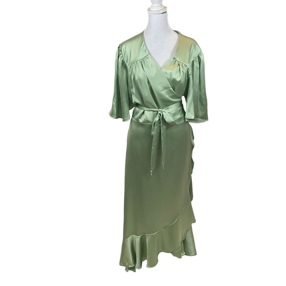 long cotton jersey dress Cotton Jersey Maxi Forest Green / S main image 1
